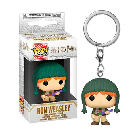 Porte-cles Funko Pop! - Harry Potter - Holiday Ron
